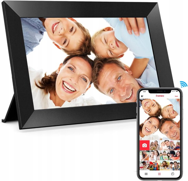 Cyfrowa ramka na zdjęcia FRAMEO Wi-Fi 10,1" wysoka panel dotykowy PL
