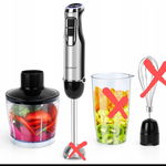 Blender Ręczny Wielofunkcyjny 4w1 Aigostar Buckle MOCNY 1000W kruszy lód