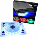 wentylator chłodzący USB RGB, do konsoli PS4 PlayStation 4 z mini sterownik