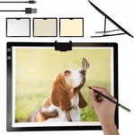 Deska kreślarska Ultralekka podświetlana LED tablica Crafts&Co format A3