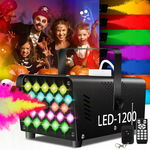 Wytwornica mgły z 24 kolorowymi efektami świetlnymi LED - 1200 W