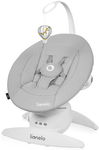 Bujaczek leżaczek elektryczny obrót 360°panel sterowania 0-9kg Lionelo Iris