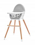 KINDERKRAFT FINI Krzesełko do karmienia Grey