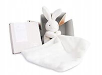 Doudou and Company - Doudou Lapin chusterze - White - Flower Box - 303