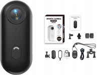 Mini Kamera Sportowa HD 1080p Wodoodporna Kąt 140° WiFi Adaptery Akcesoria