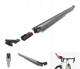 GLOW BIKE FENDER Lekki Błotnik Modułowy z Lampką LED