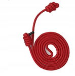 LINA TRENINGOWA SZNUR DO ĆWICZEŃ FITNES ROPE FLOW CZERWONA 10MM X 2,8M