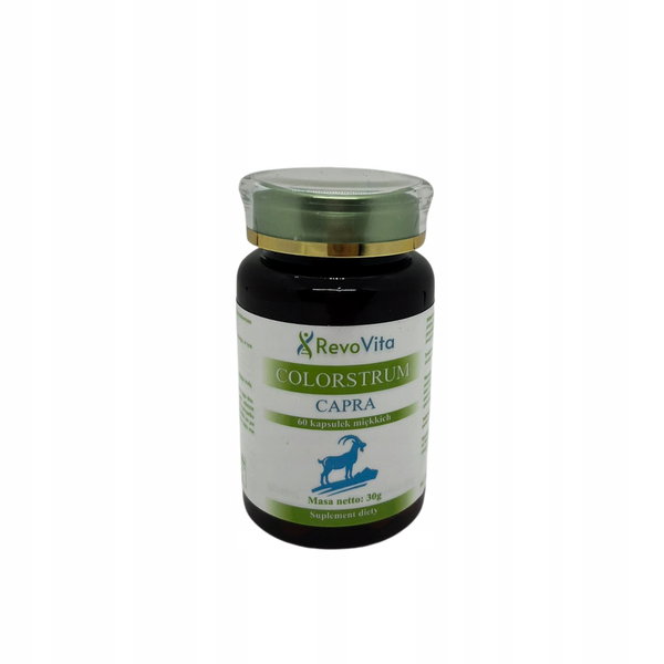 Colostrum Capra Kozie KOLOSTRUM 500mg IG40% siara 60 kapsułek