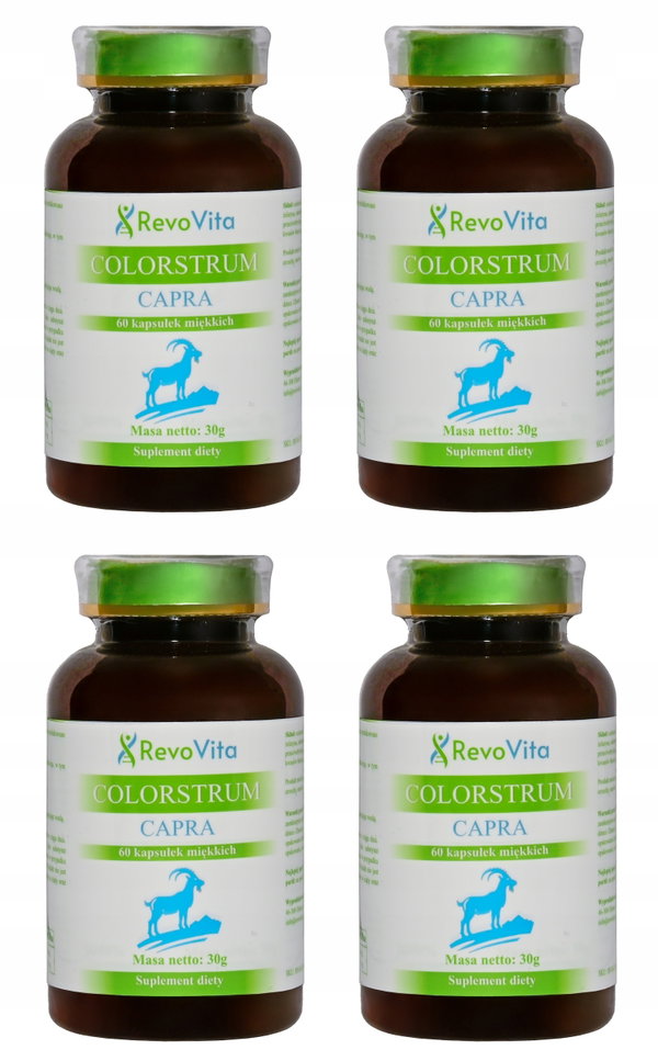 Kozie Colostrum Capra 500mg IG40 - Siara 240 kapsułek