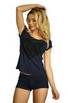 Kalimo komplet rome - navy blue - 2XL