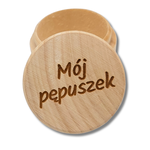 Pudełeczko na pępuszek, pępowinę grawer