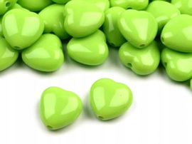 SERCA PLASTIK SELEDYNOWE 13x13MM 10SZT