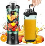 BLENDER BEZPRZEWODOWY PRZENOŚNY DO KOKTAJLI SMOOTHIE 600ML 4 OSTRZAMI