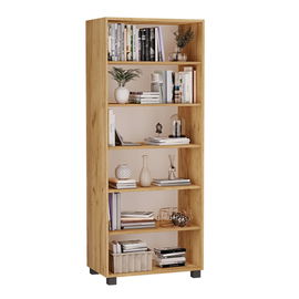 Regał podwójny 180x80, Dąb Złoty