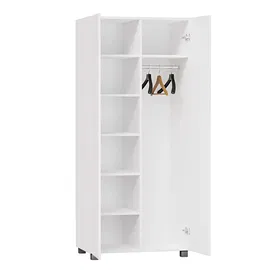 Szafa dwudrzwiowa, Biała