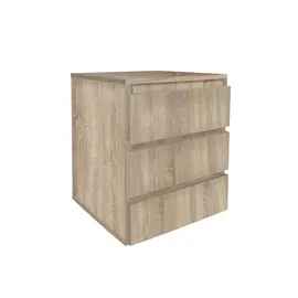 Kontenrek z 3 Szufladami, Dąb Sonoma