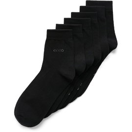 skarpety Ecco Classic Ankle-Cut 3-Pack, czarny, EU 43-46