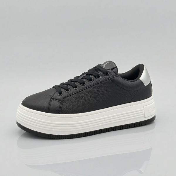 Calvin Klein damskie skórzane buty sportowe na platformie, EU 41