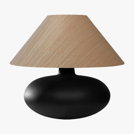 Lampa stołowa SAWA NATUR fornir, jasny dąb