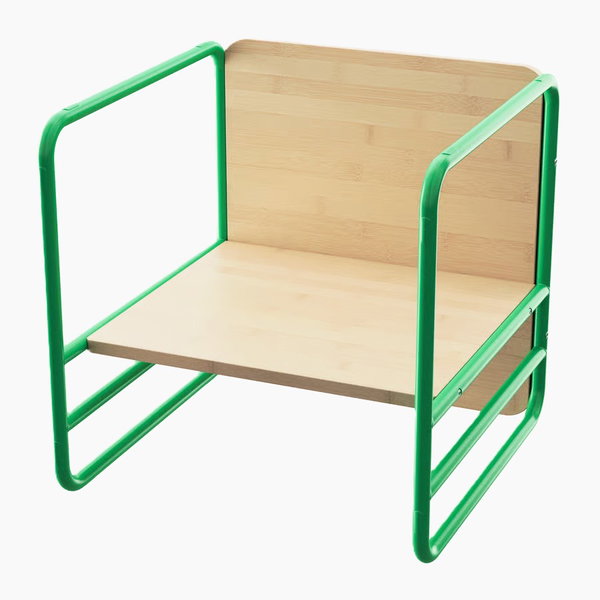 Meble dla dzieci IKEA / SMASKRAKE wielofunkcyjny stolik / krzesełko, zielony