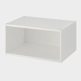 Szafka PLATSA / Obudowa PLATSA, biały, 80x55x40 cm