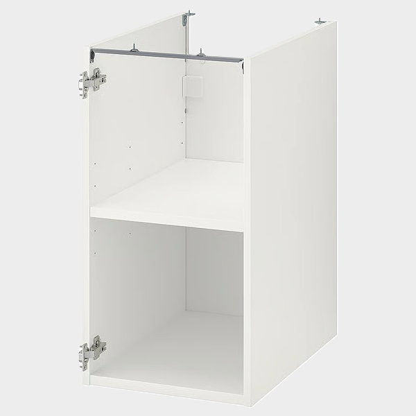 Szafki kuchenne IKEA ENHET, stojąca z półką, biały, 40x60x75 cm