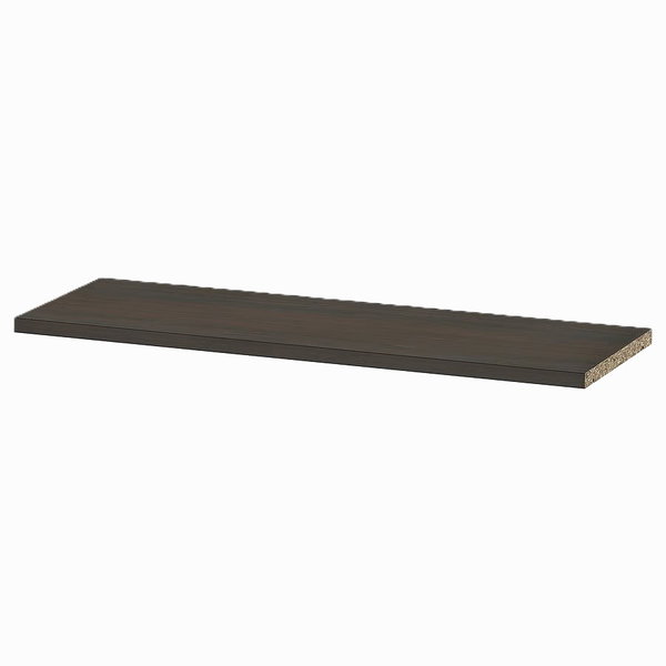 Dodatkowa półka IKEA BILLY, czarny imit. dębu, 76x26x2 cm
