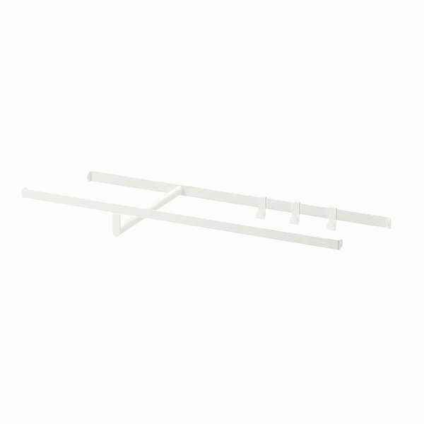 Akcesoria meblowe IKEA PLATSA / HJALPA, drążek na ubrania, biały, 80x40 cm