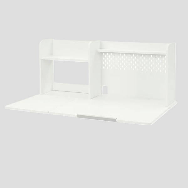 Blat biurka dla dzieci i półka, IKEA BERGLARKA, biały, 120x70 cm
