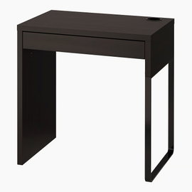 biurko IKEA MICKE / H. Preutz, czarnobrąz, 73x50x75 cm