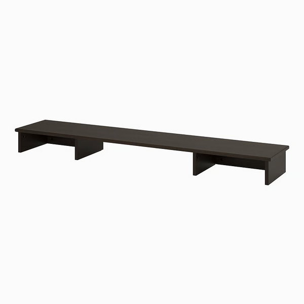 biurko IKEA IDANAS, nadstawka do biurka, brązowy, 152x30 cm