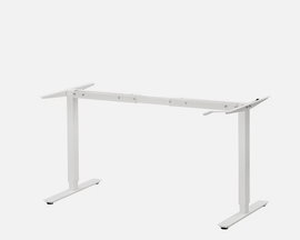 IKEA TROTTEN, podstawa sit/stand blatu stołu, 120/160 cm, biały