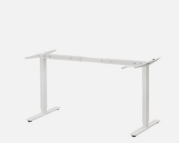 IKEA TROTTEN, podstawa sit/stand blatu stołu, 120/160 cm, biały