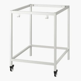 IKEA TROTTEN, podstawa blatu stołu, 80x80x100 cm, biały