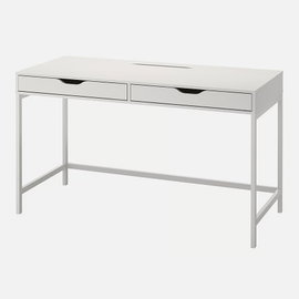 biurko IKEA ALEX / J. Asshoff, biały, 132x58x76 cm