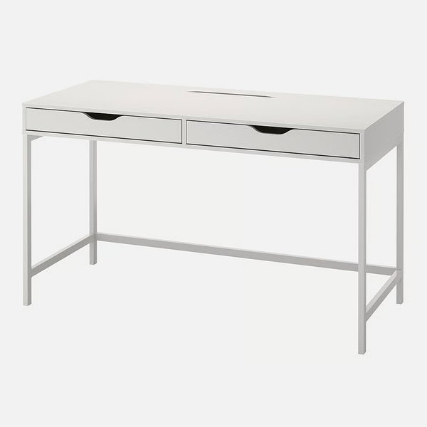 biurko IKEA ALEX / J. Asshoff, biały, 132x58x76 cm