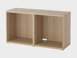 Szafki i komody RTV / BESTA szafka pod TV, imitacja dębu bejcow., 120x40x64 cm