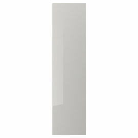 Drzwi IKEA FARDAL/ do szaf PAX, bez zawiasów, połysk jasnoszary, 50x195 cm