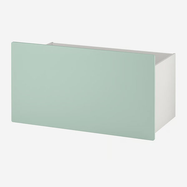 System IKEA SMASTAD / pudełko,  jasnozielony, 90x49x48 cm