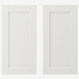 System IKEA SMASTAD / drzwi, opakowanie 2 szt., biały / biała rama, 30x60 cm