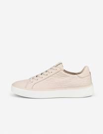 ECCO STREET TRAY W, sneakersy damskie skórzane, Beige / Limestone, EU 40