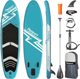 FBSPORT Nadmuchiwana deska SUP, grubość 15cm, z wiosłem + pompka + plecak