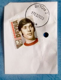 Kazimierz Deyna - Stempel Bytom 2, podklejka