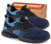 Buty robocze lekkie z podnoskiem sportowe PÓŁBUTY OCHRONNE FLY BLUE S1 45