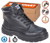 Buty robocze wodoodporne Trzewik bezpieczny Foyle S3 HRO CI HI FO Black, 42