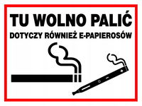 ZI-54 -tu wolno palić dotyczy również e-papierosów