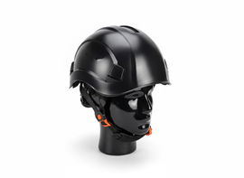 kask roboczy HEŁM ELEKTROIZOLACYJNY LOKI VOLT – KLASA 0 (PC/ABS) - czarny