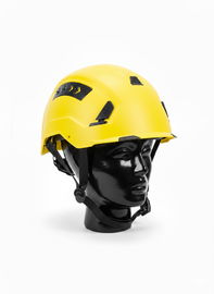 kask roboczy hełm PALADIN do pracy na wysokości  zamykana wentylacja zółty