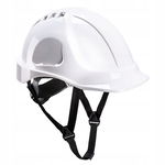 Kask ochronny 6-pkt PS55 BIAŁY budowlany wentylowany Hełm ABS 4-pkt pasek