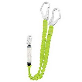 Linka asekuracyjna amortyzator do szelek 2 taśmy haki do rusztowań OCTOPUS